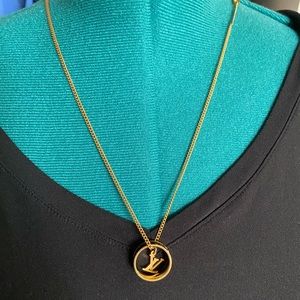 Repurposed LV Necklace